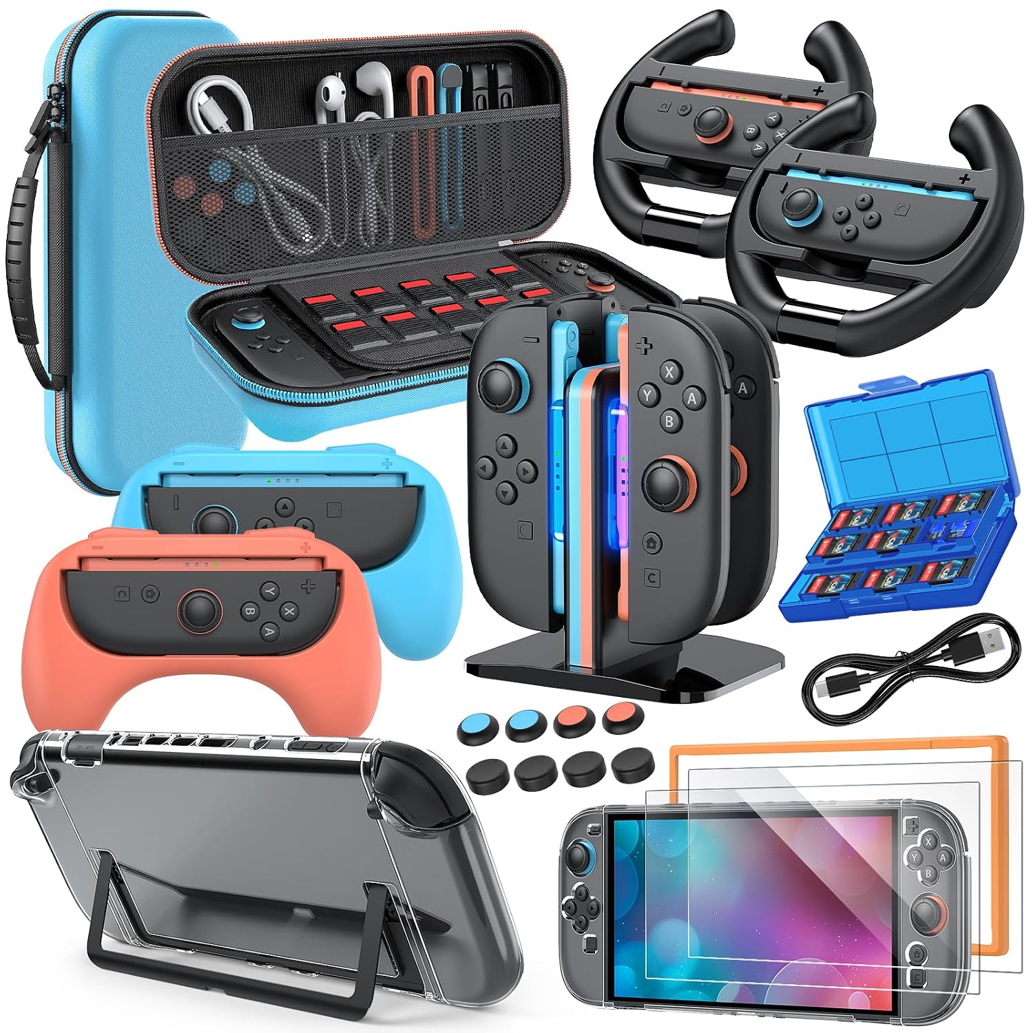 Detalle de MENEEA Switch 2 20‑in‑1 Bundle