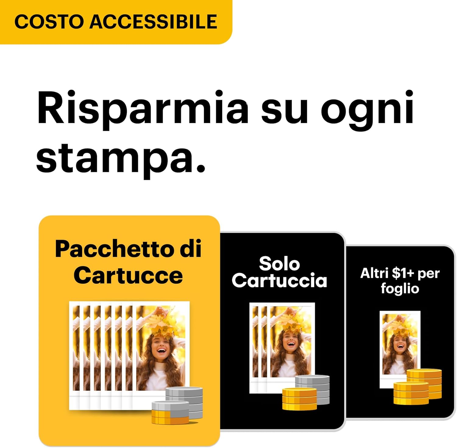 Thumbnail 1 de KODAK Mini Shot 2 Era 4PASS: Fotocamera istantanea 2-in-1 e stampante con 8+30 fogli