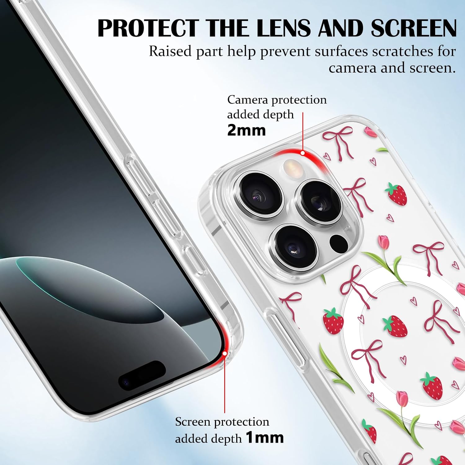 Thumbnail 4 de Newseego Clear Magnetic Case for iPhone 16 Pro Max
