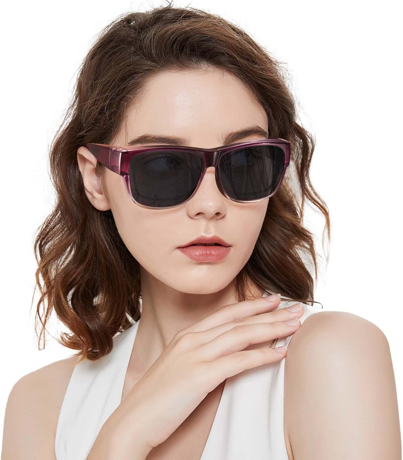Thumbnail 1 de LVIOE Over Glasses Fit-over Sunglasses – Polarised UV Protection for Driving