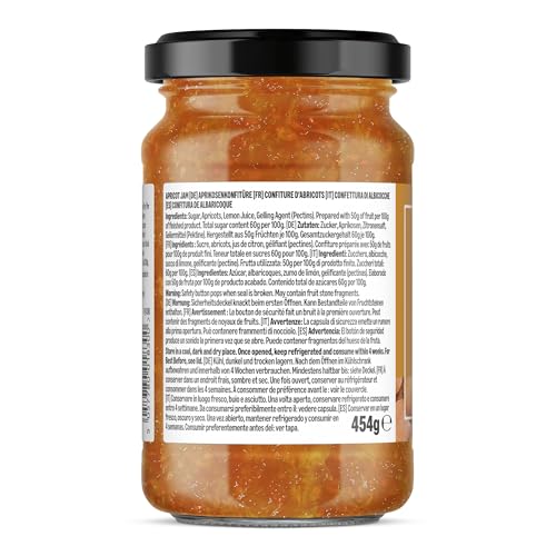 Detalle de Confiture d'abricots by Amazon, 454 g 🍓