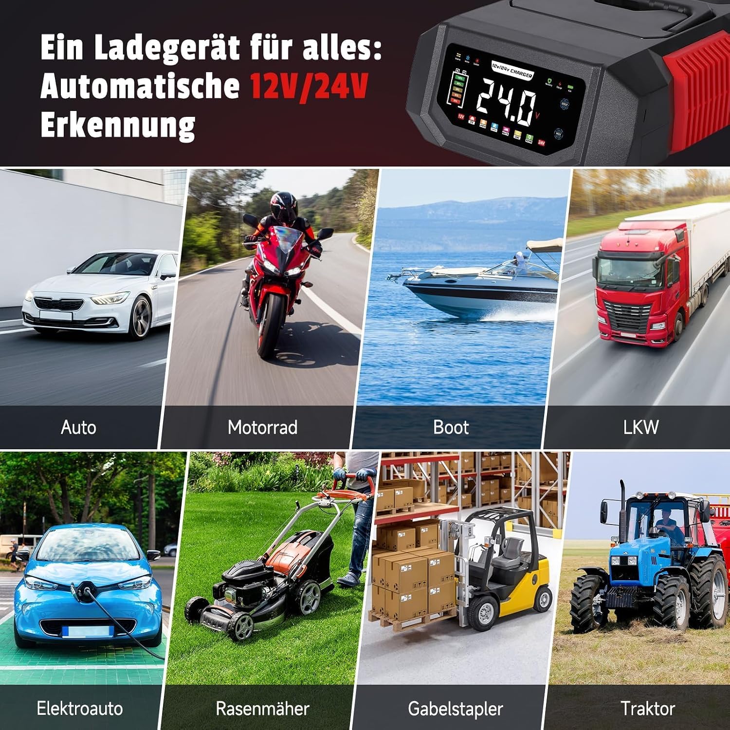 Thumbnail 5 de HAUSPROFI Ladegerät 20A 12V/24V 🔌