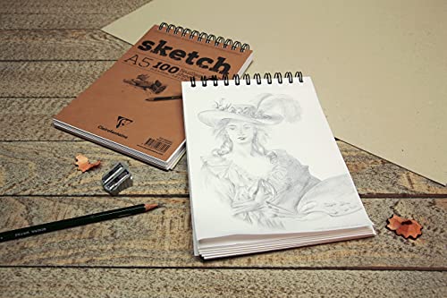 Thumbnail 3 de Bloc Spiralé Clairefontaine 96602C – 100 feuilles A3 ⚙️