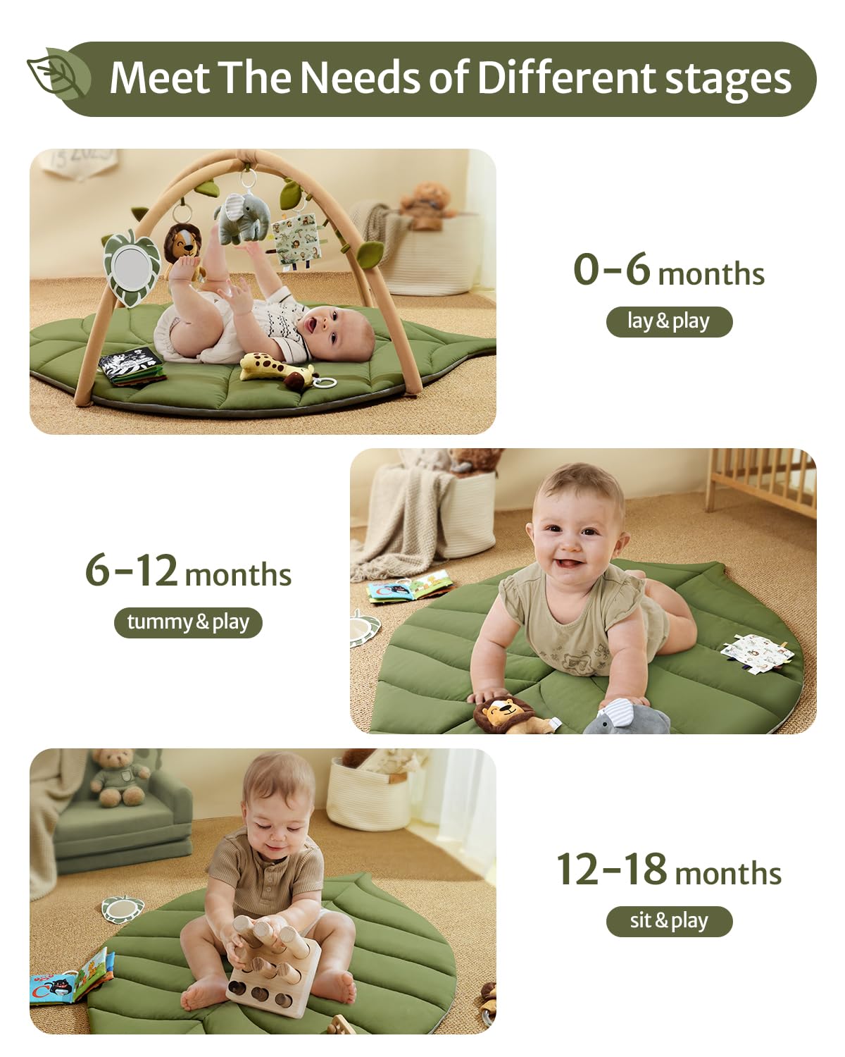 Thumbnail 5 de Blissful Diary Baby Play Gym 53x37 in
