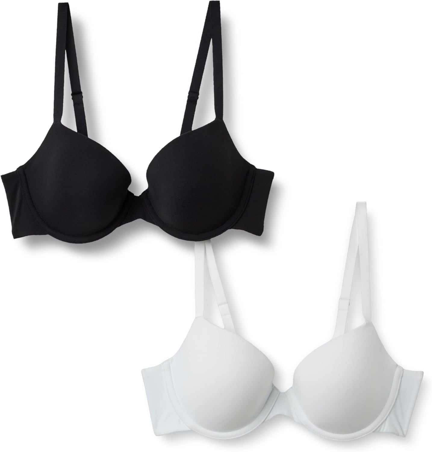 Thumbnail 6 de Amazon Essentials Women’s Peached Microfibre Lined Demi Bra (Pack of 2)
