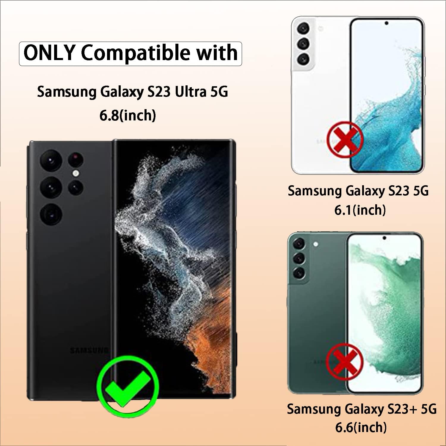 Detalle 2 de XDesign Galaxy S23 Ultra Screen Protector, 2+2 Pack Tempered Glass, 9H