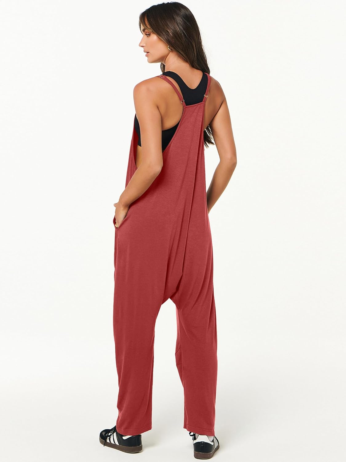 Thumbnail 4 de ANRABESS Women's Sleeveless Jumpsuit Romper – Casual Summer Overalls
