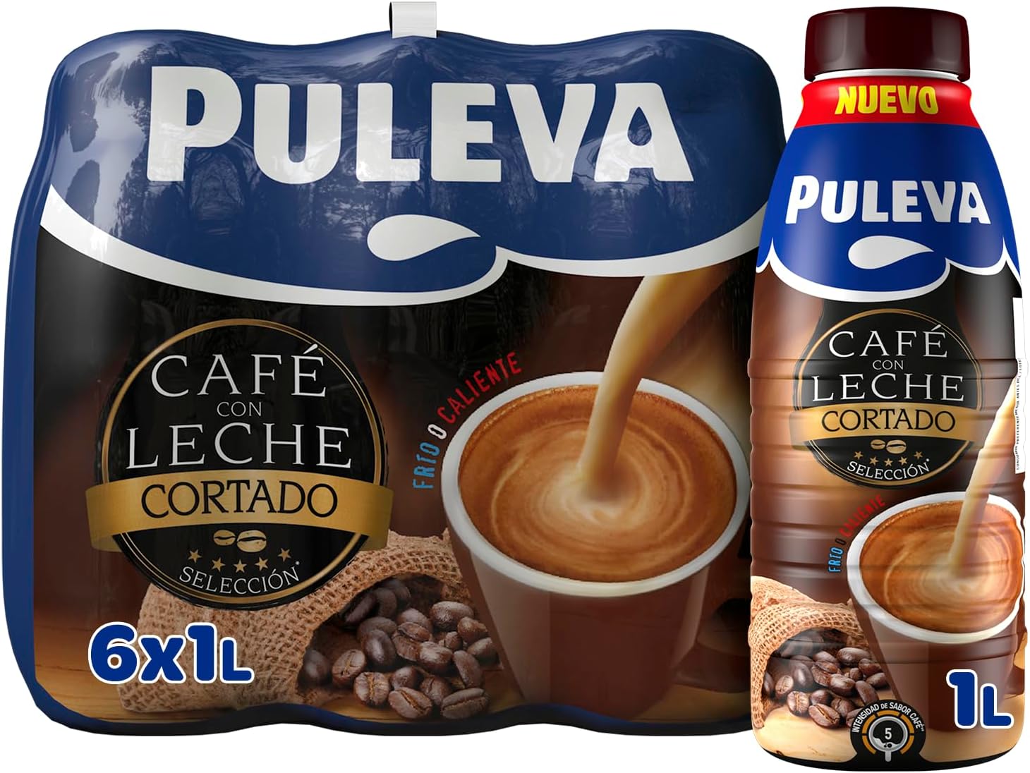 Thumbnail 3 de Puleva Café con Leche Capucci (Pack 6 x 1 L) listo para tomar, con café arábica y robusta y cacao