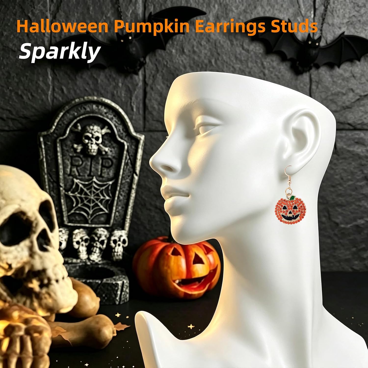 Thumbnail 5 de ORORIN Halloween Earrings 1.77 x 1.02 Inches