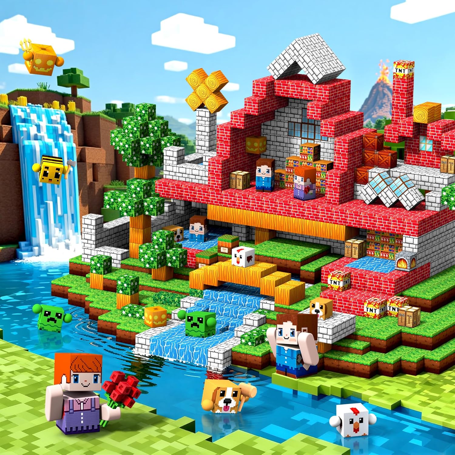 Thumbnail 1 de Subtail 216 Piezas bloques magnéticos para niños