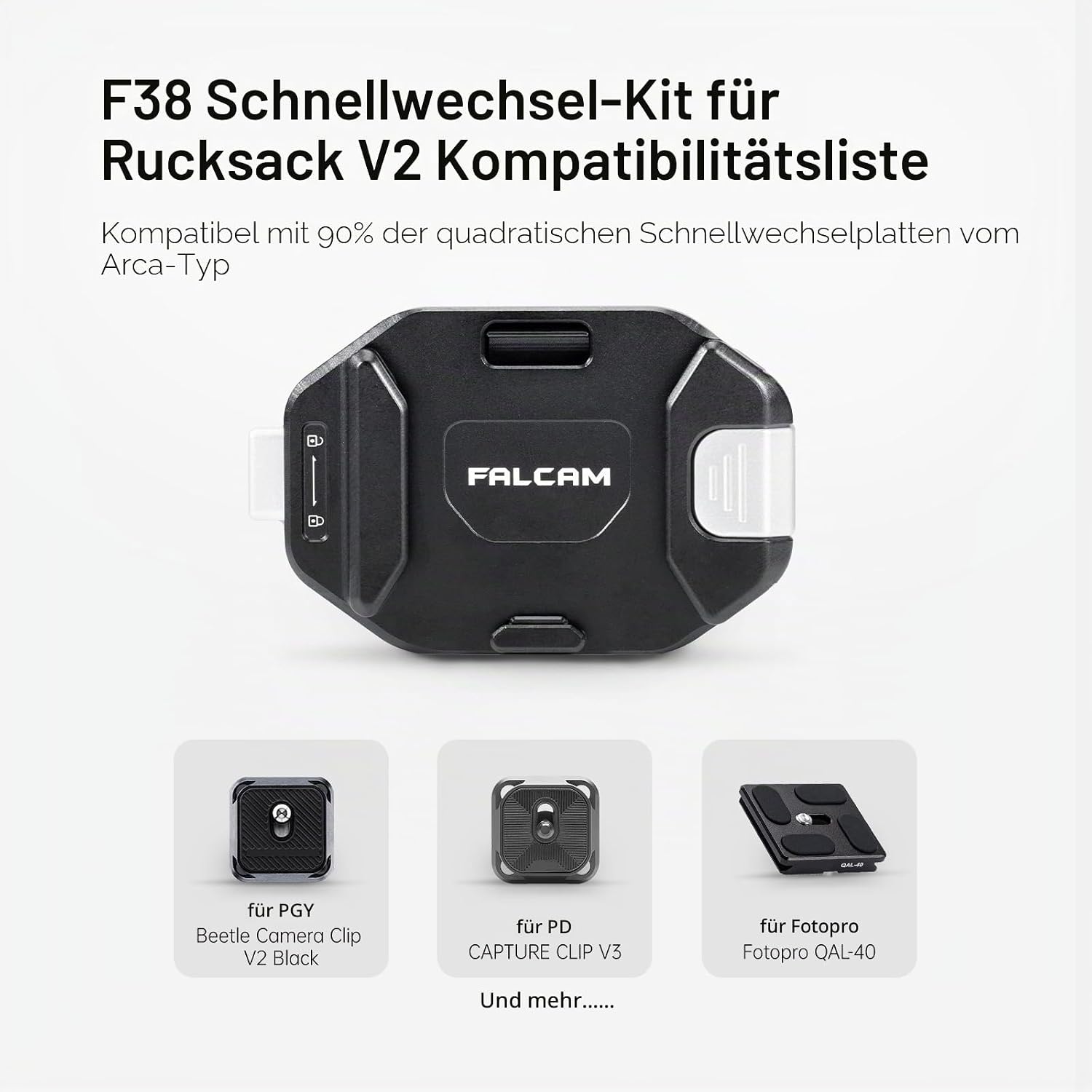 Thumbnail 6 de Falcam F38 Kamera Clip V2 für Rucksack