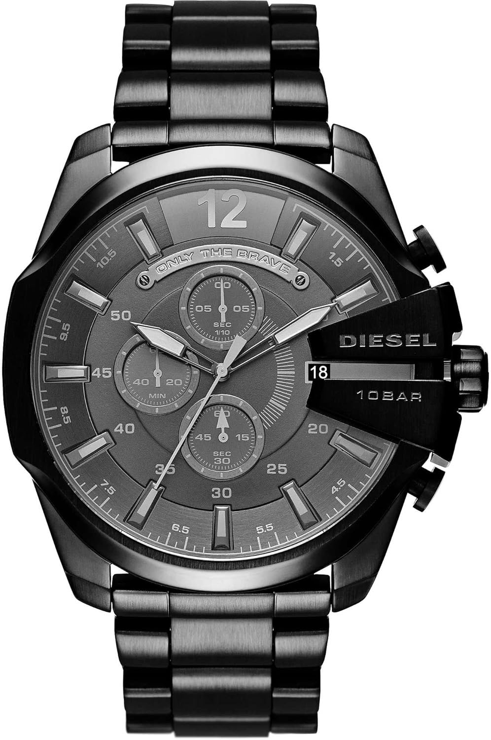 Thumbnail 6 de Diesel Mega Chief Herren-Chronograph mit Edelstahlarmband (rund, 51 mm, bis 100 m)