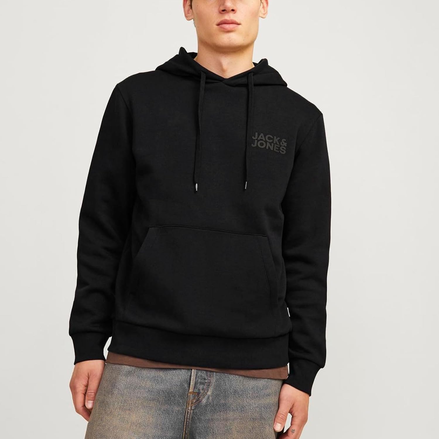Thumbnail 2 de JACK & JONES Homme Sweatshirt à capuche Jjecorp Noos, noir