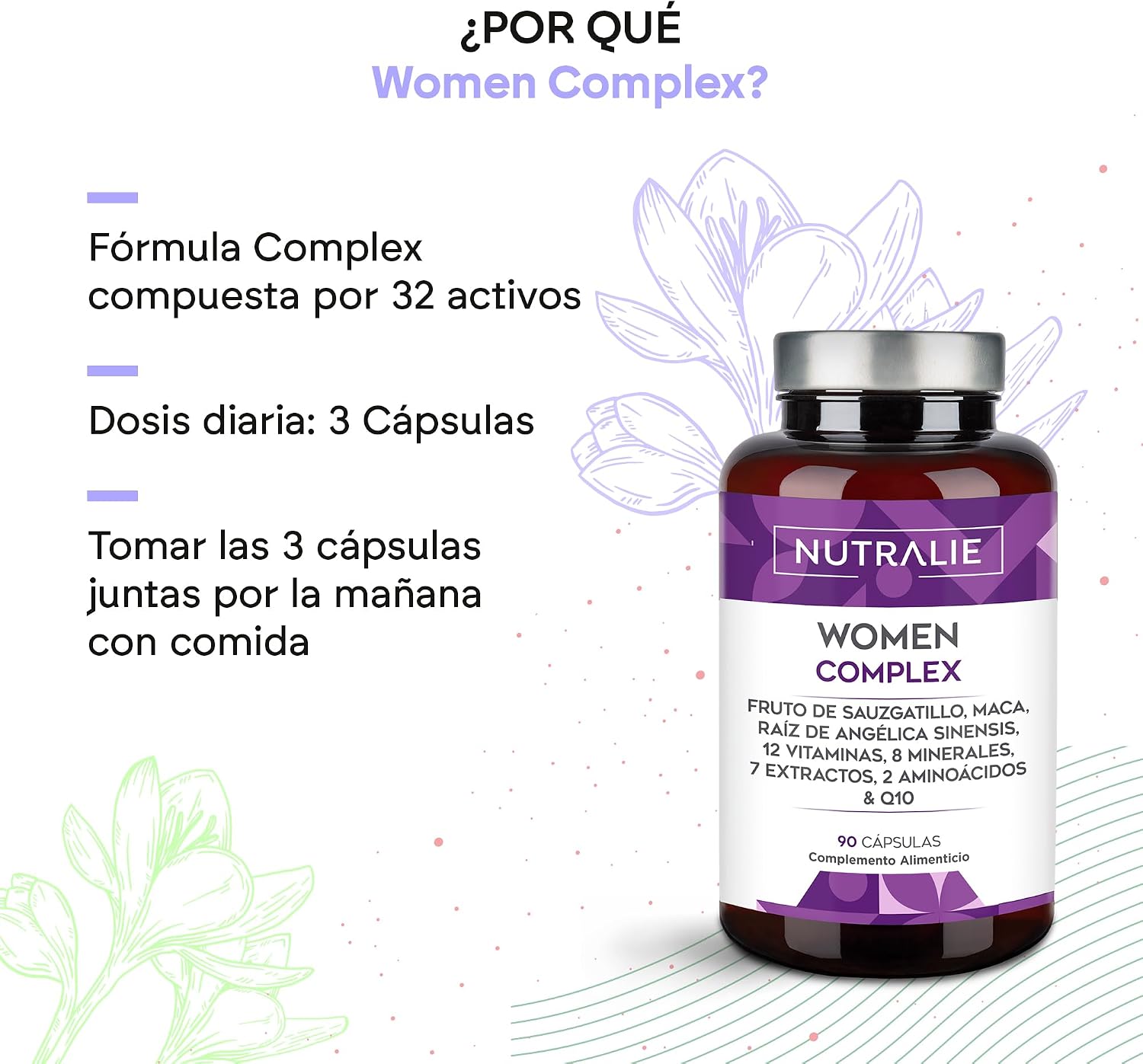 Thumbnail 2 de Nutralie Multivitaminas Mujer Complex 🌸 Equilibrio Hormonal 90 Cápsulas