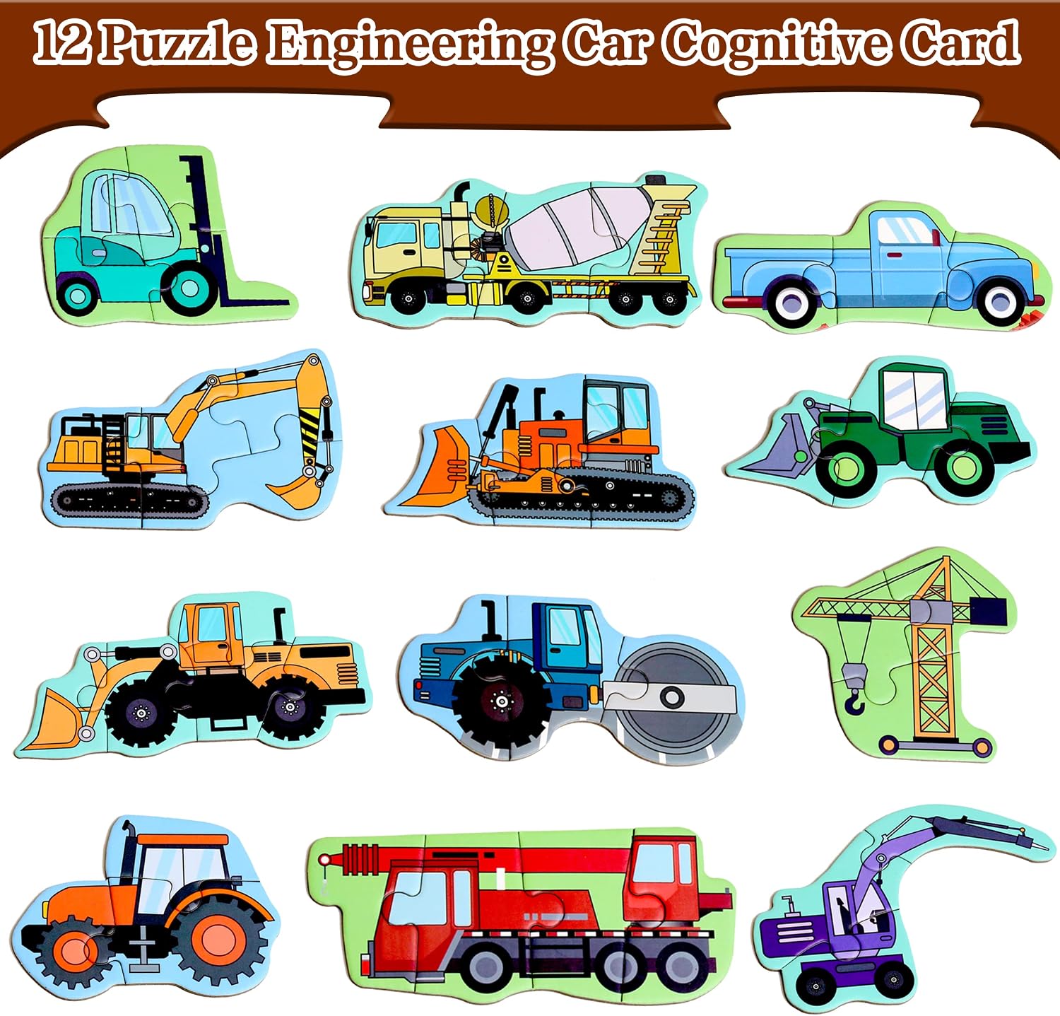 Thumbnail 1 de Magnetic Puzzles for Kids 3-5: Travel Toddler Car and Construction Themes
