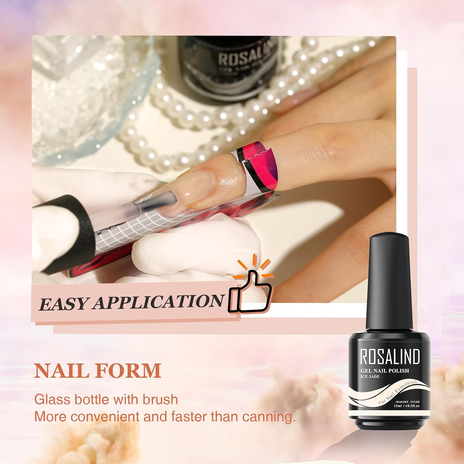 Thumbnail 4 de ROSALIND Builder Nude Gel 7-in-1 Hard Gel, 15 ml, Self-Leveling