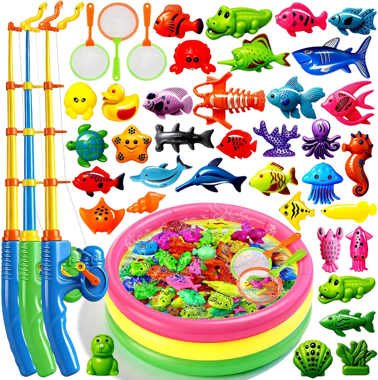 Detalle de CozyBomB Magnetic Fishing Toys Game Set for Kids