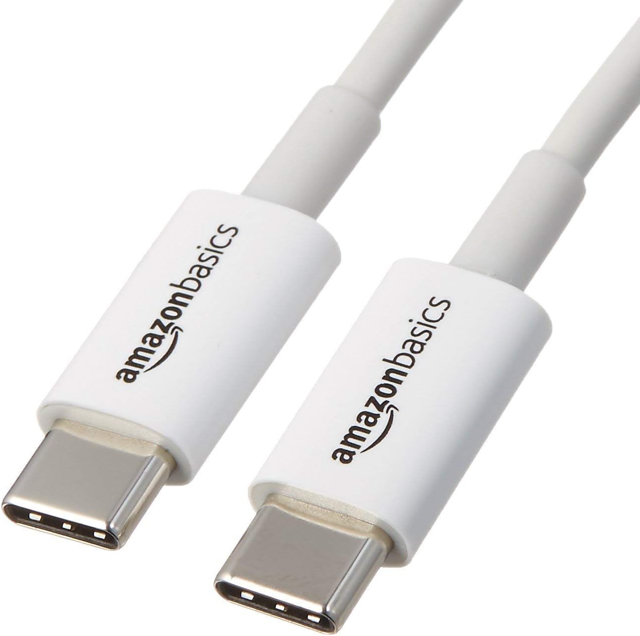 Detalle de Amazonベーシック USB-C - USB-C ケーブル 1.83m、480Mbps、USB-IF認証、ホワイト