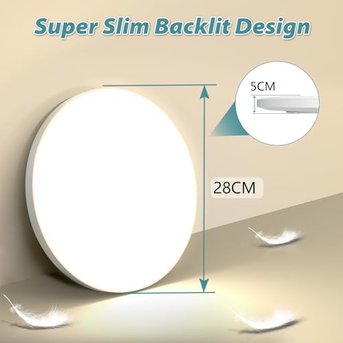 Detalle de Plafoniera LED Soffitto 24W 4000K – Swoieltr