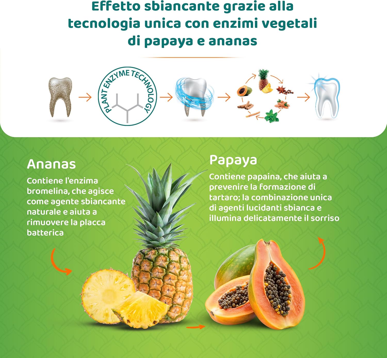 Detalle 2 de Himalaya Herbals Enamel Friendly Stain Away (1 Pack): denti più chiari in modo naturale