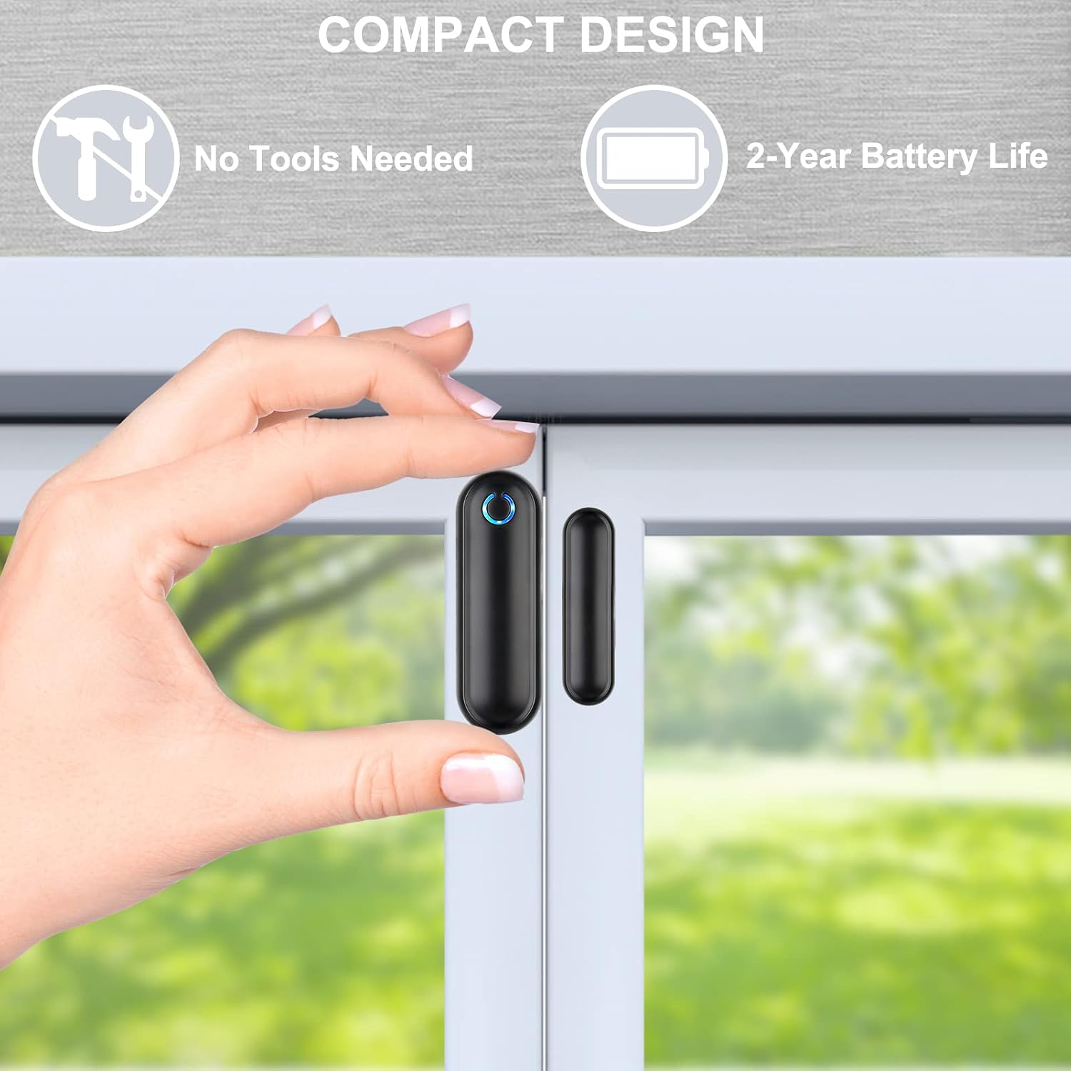 Detalle 2 de SATISURE Sensore Porte 900ft per casa 🏠