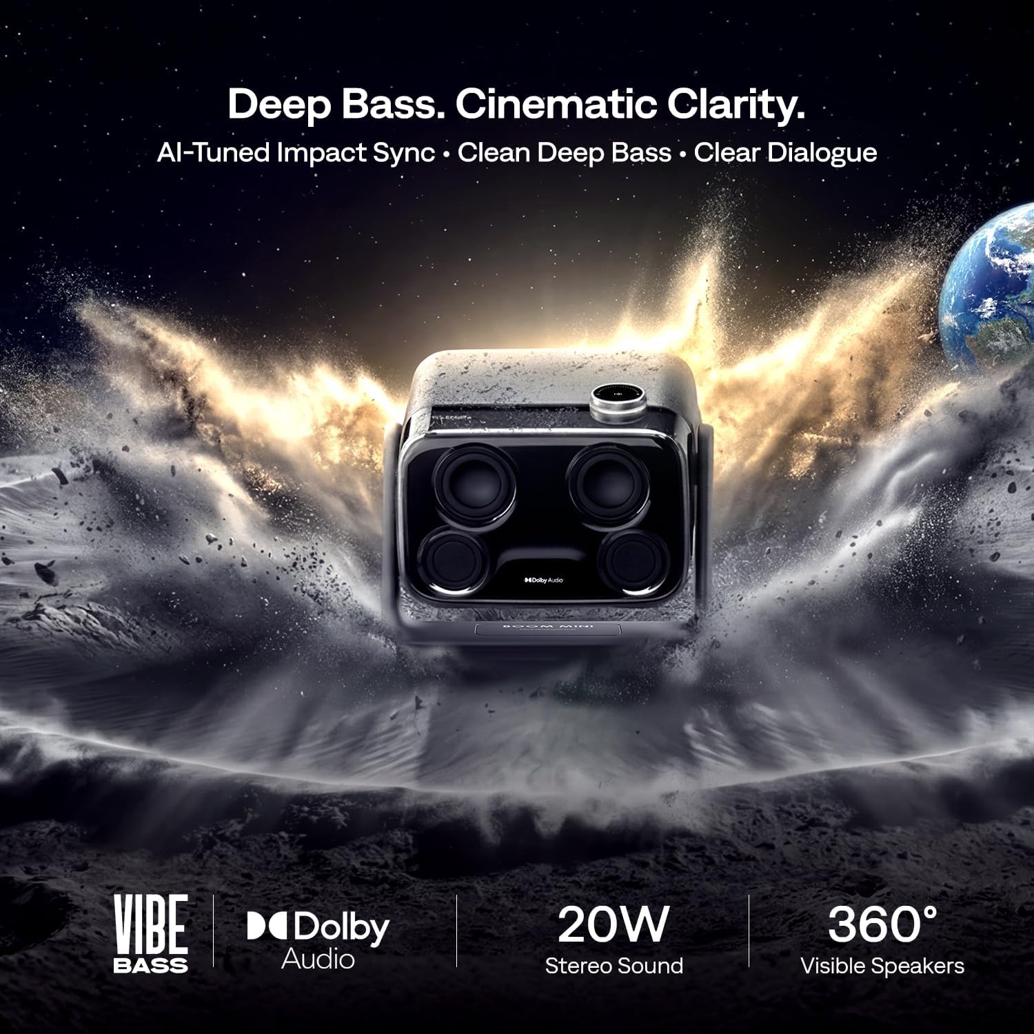 Thumbnail 2 de Aurzen BOOM mini 20W smart movie projector 📽