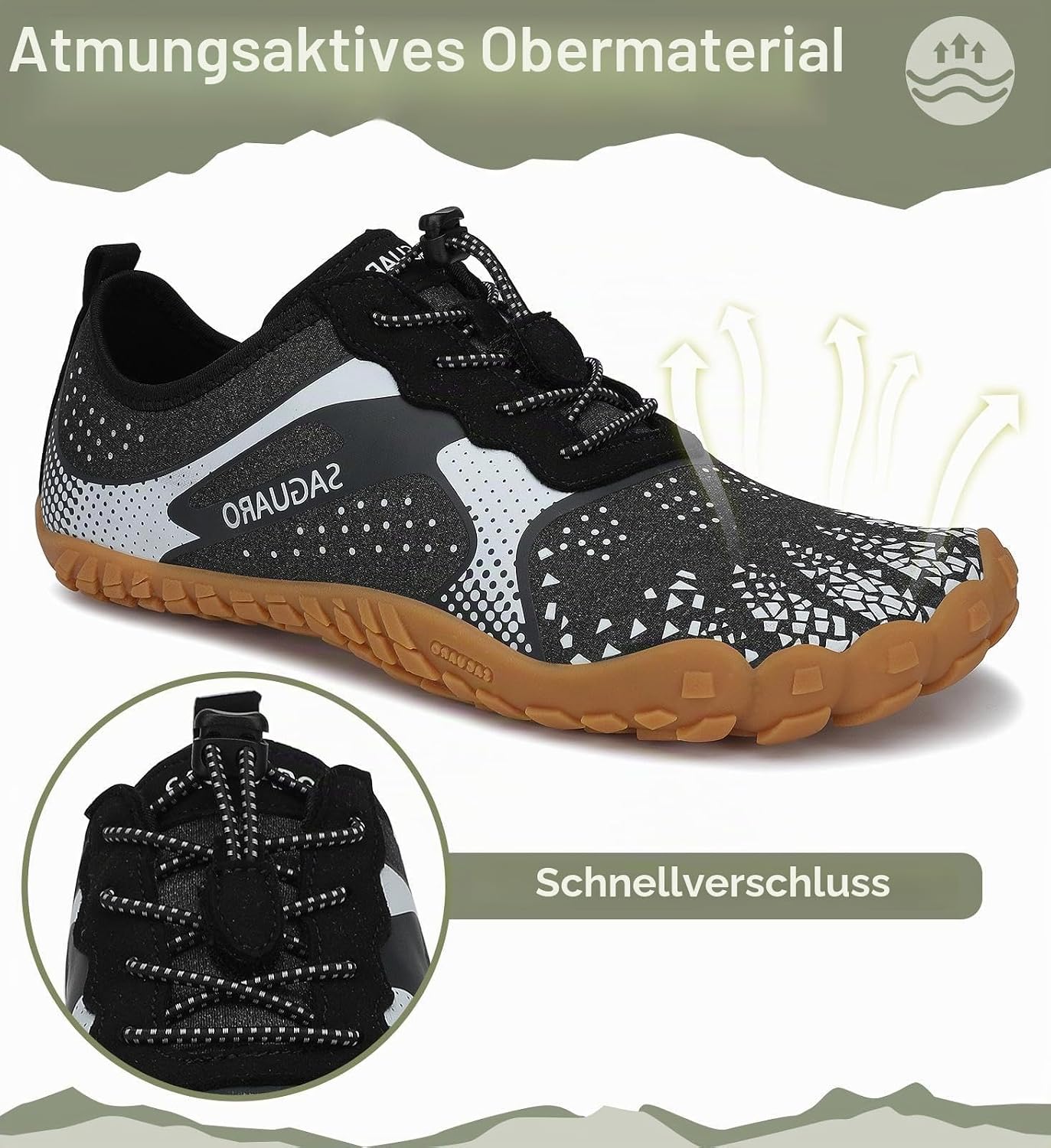 Thumbnail 4 de Barefoot-Schuhe für Damen und Herren – atmungsaktiv, flexibel, mit breiter Zehenkappe