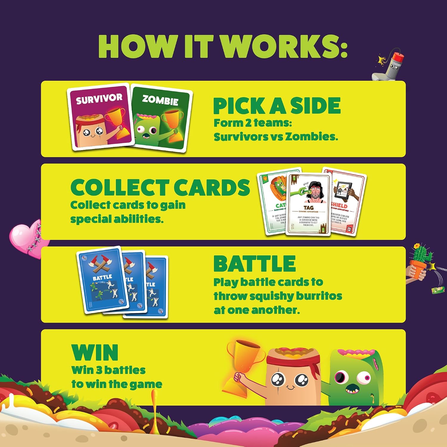 Thumbnail 3 de Exploding Kittens Zombie Burrito