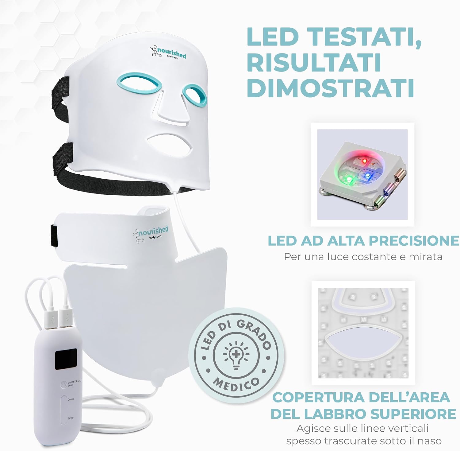 Thumbnail 2 de Nourished Bodynskin Maschera LED viso collo