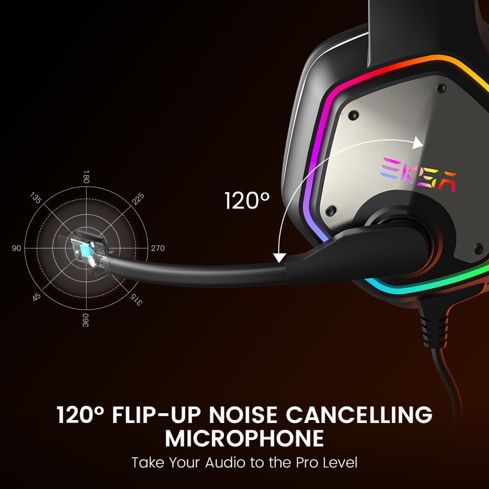Thumbnail 3 de EKSA E1000 USB Gaming Headset 7.1