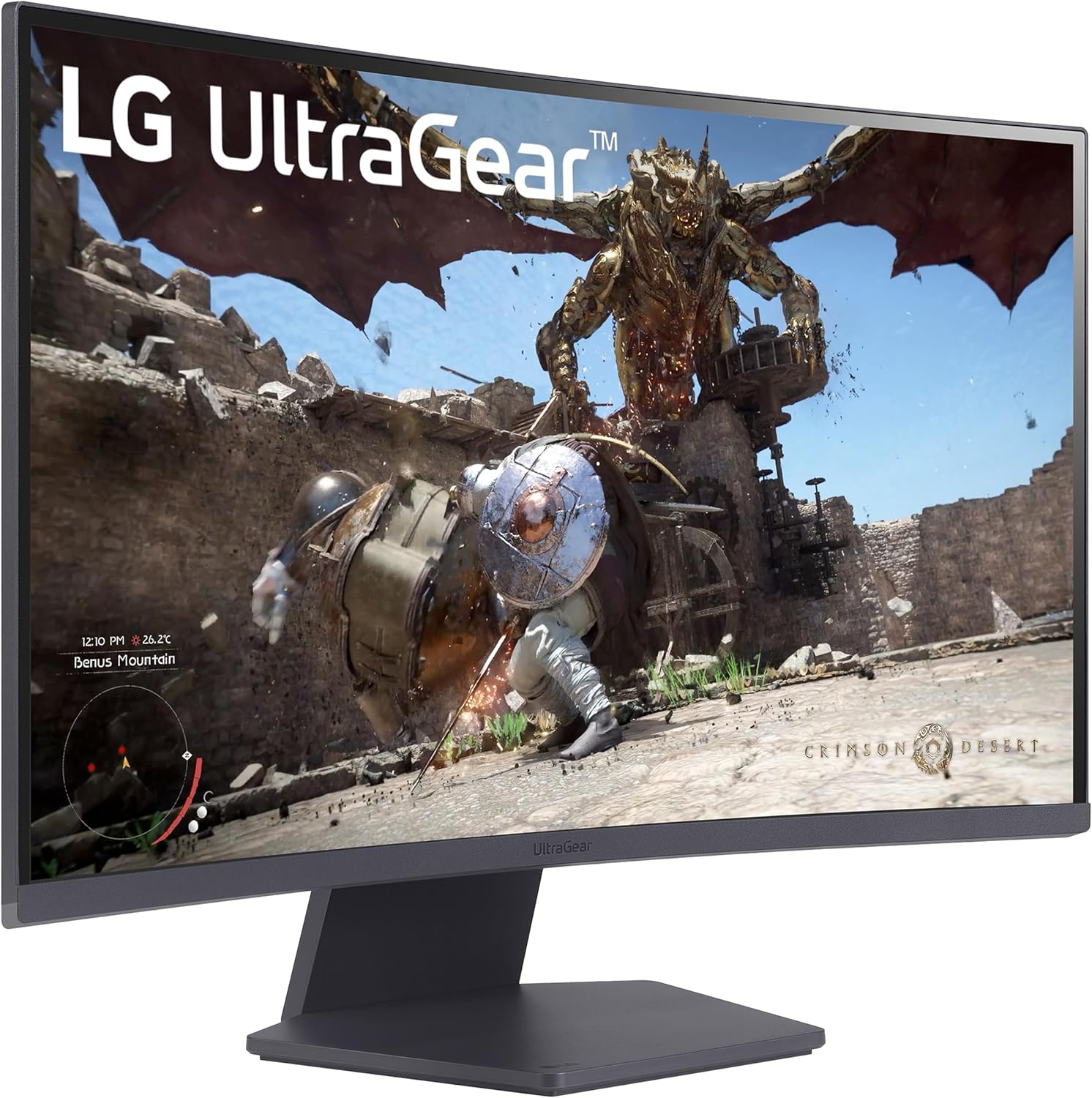Thumbnail 4 de LG 27GS60QC-B UltraGear 27-inch Curved QHD Gaming Monitor (180Hz, 1ms, 1000R) with FreeSync & HDR10