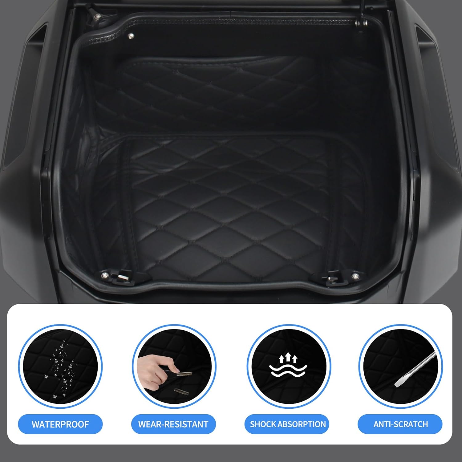 Detalle de BMW top case cover for R1300 GS Adventure