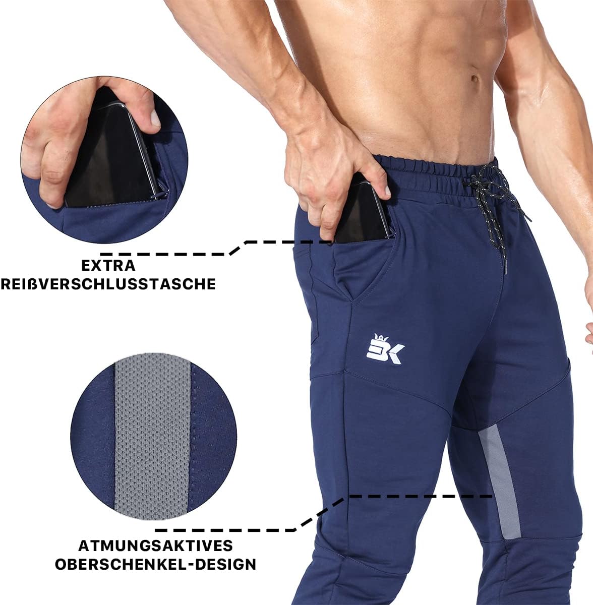 Thumbnail 2 de BROKIG Jogginghose Herren aus Baumwolle