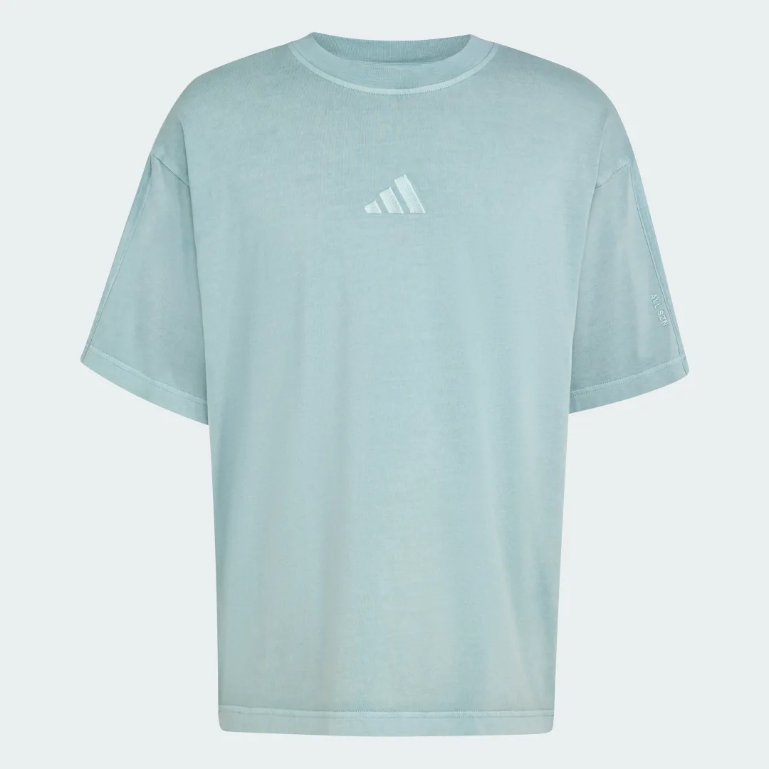 Thumbnail 3 de Camiseta efecto lavado ALL SZN de Adidas — verde, para uso diario