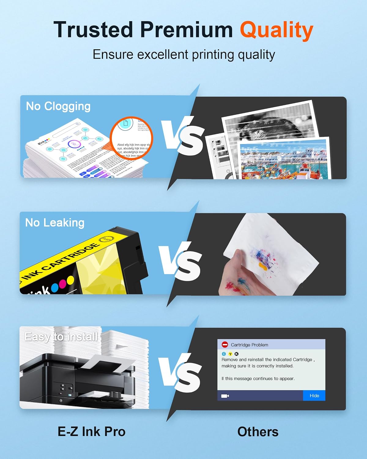 Thumbnail 4 de E-Z Ink Pro 212 Remanufactured Ink Cartridge Combo Pack, 4-Pack
