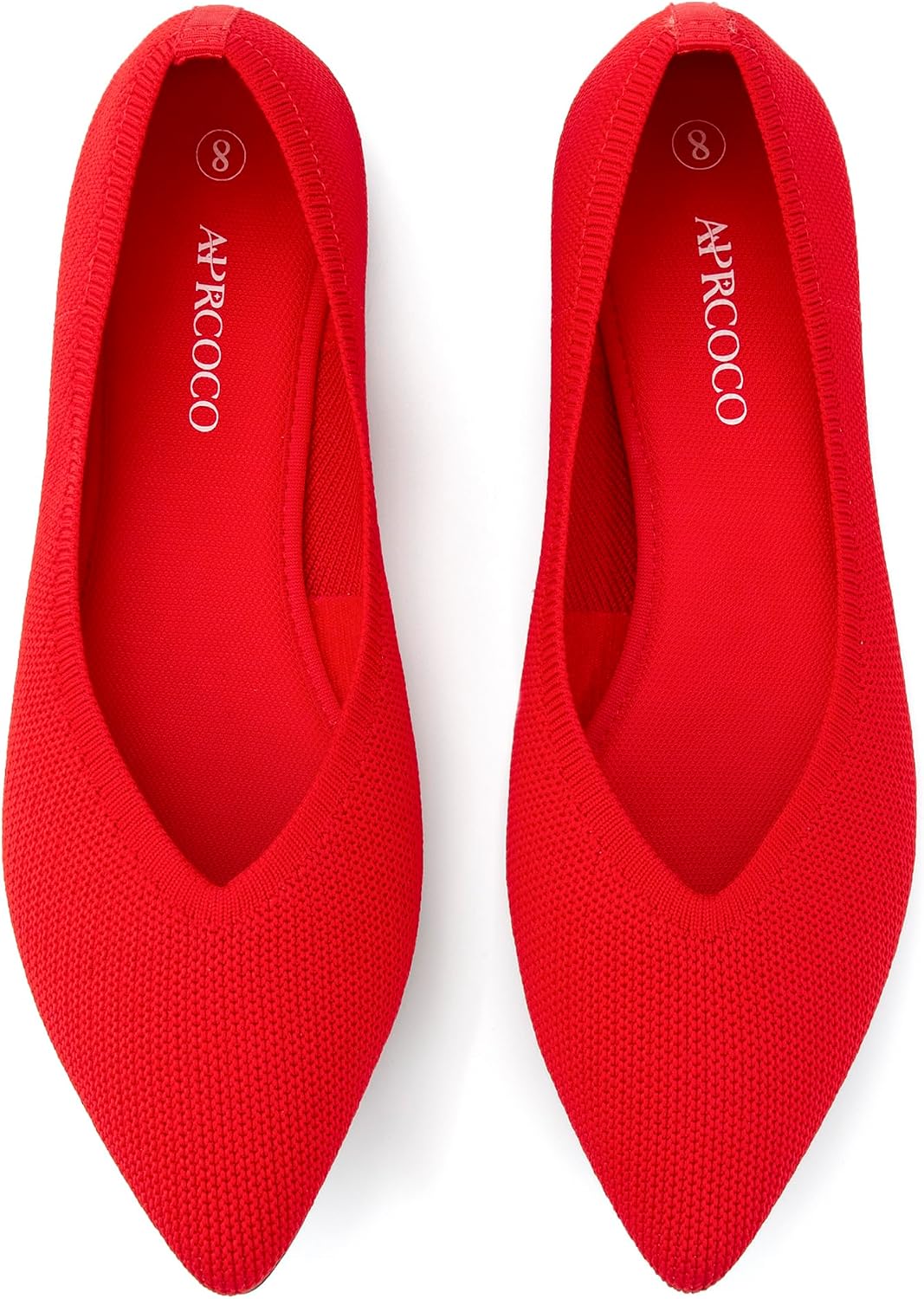 Thumbnail 6 de AprCoco Knit Ballet Flats with Pointed Toe — Lightweight, Washable All-Day Comfort