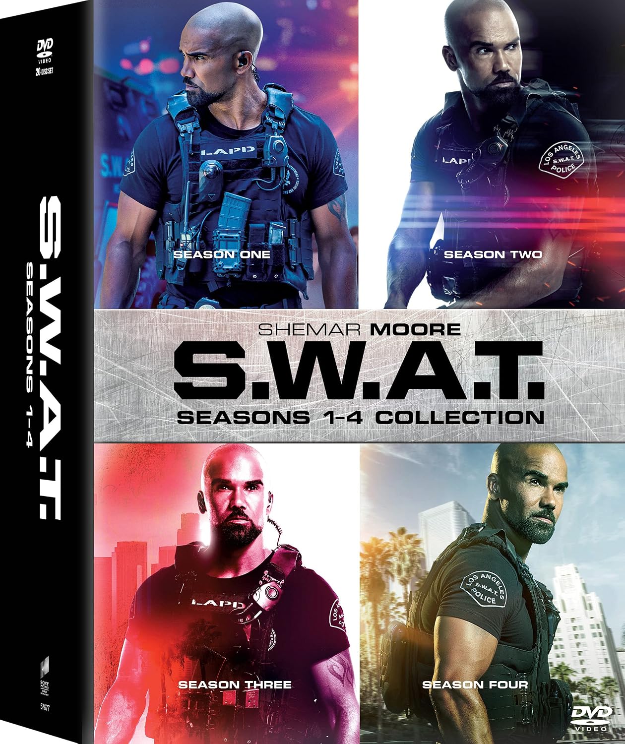 Detalle de S.W.A.T. (2017) Seasons 1–4 DVD Set, NTSC Colour Edition