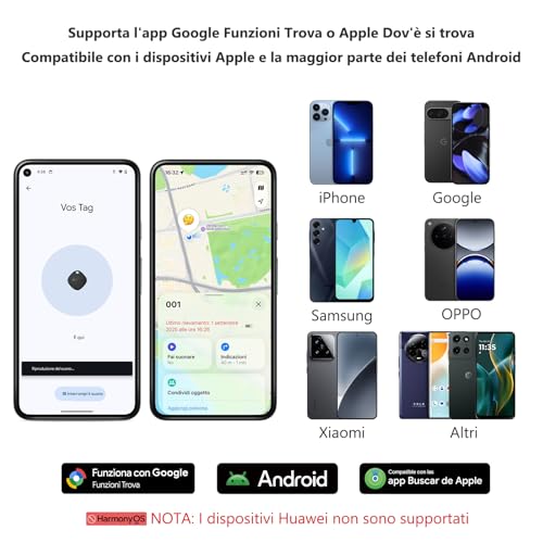 Thumbnail 8 de ATUVOS Air Tag Pro: Localizzatore Bluetooth dual-system per Android e iOS