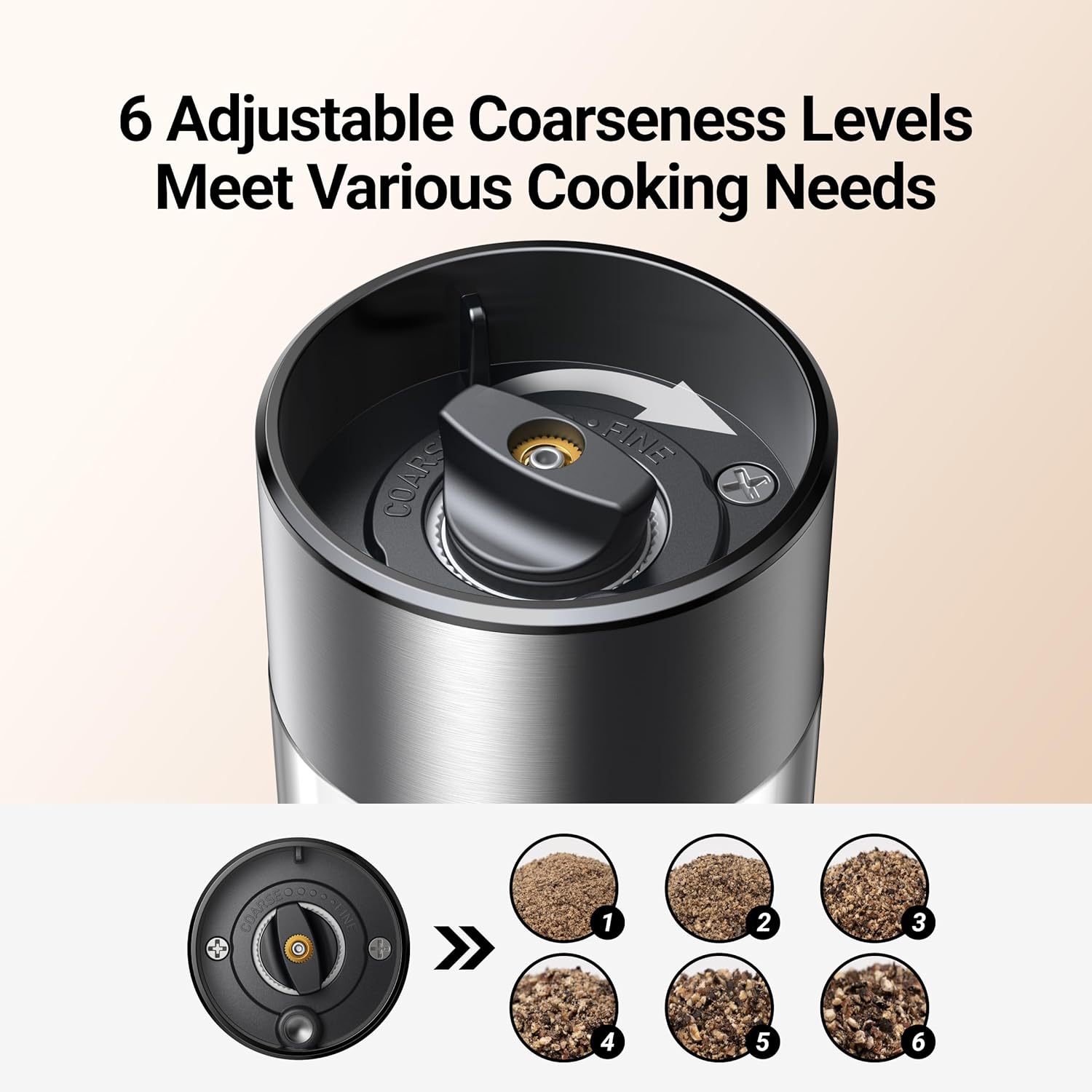 Thumbnail 4 de ThermoMaven Electric Salt and Pepper Grinder 110 ml 🧂