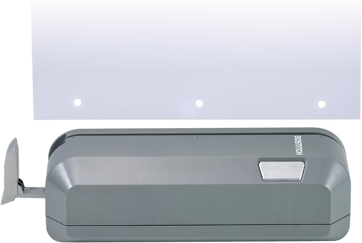 Detalle de Bostitch Electric 3-Hole Punch, 20-Sheet Capacity