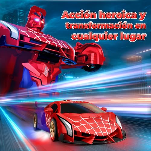 Thumbnail 4 de Coche Teledirigido Mirthigig Transform 2 en 1 (2,4 GHz) con robot y rotación 360°