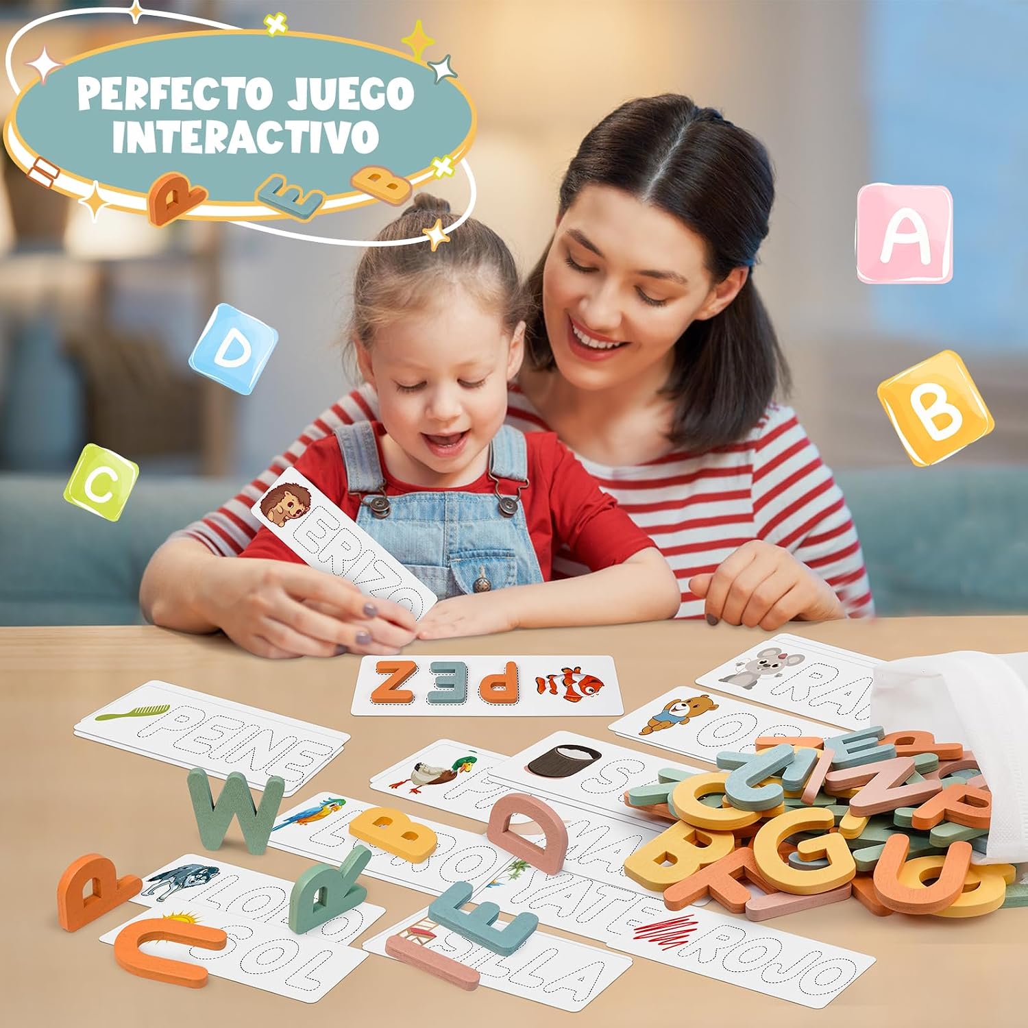 Thumbnail 2 de Joozmui Juguetes Montessori 52 letras