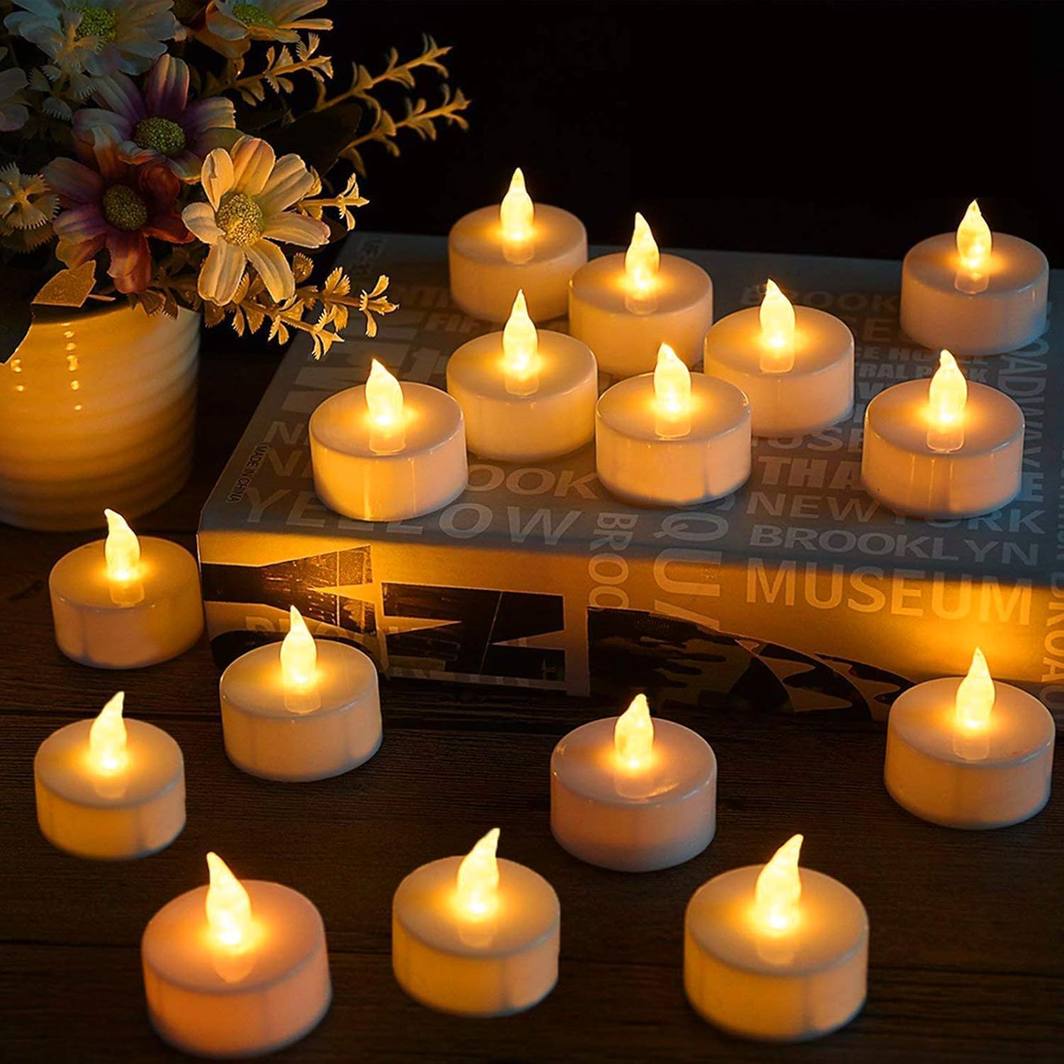 Thumbnail 6 de FANSIR LED Tea Light Candles (24-pack) – flameless battery tea lights for parties and home décor