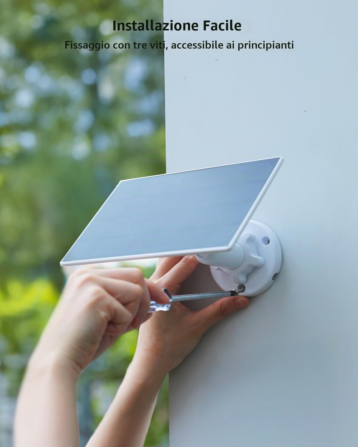 Thumbnail 4 de ieGeek ZS-GX3S – Pannello solare esterno per telecamere con connettore tipo C, supporto regolabile a 360°, IP65