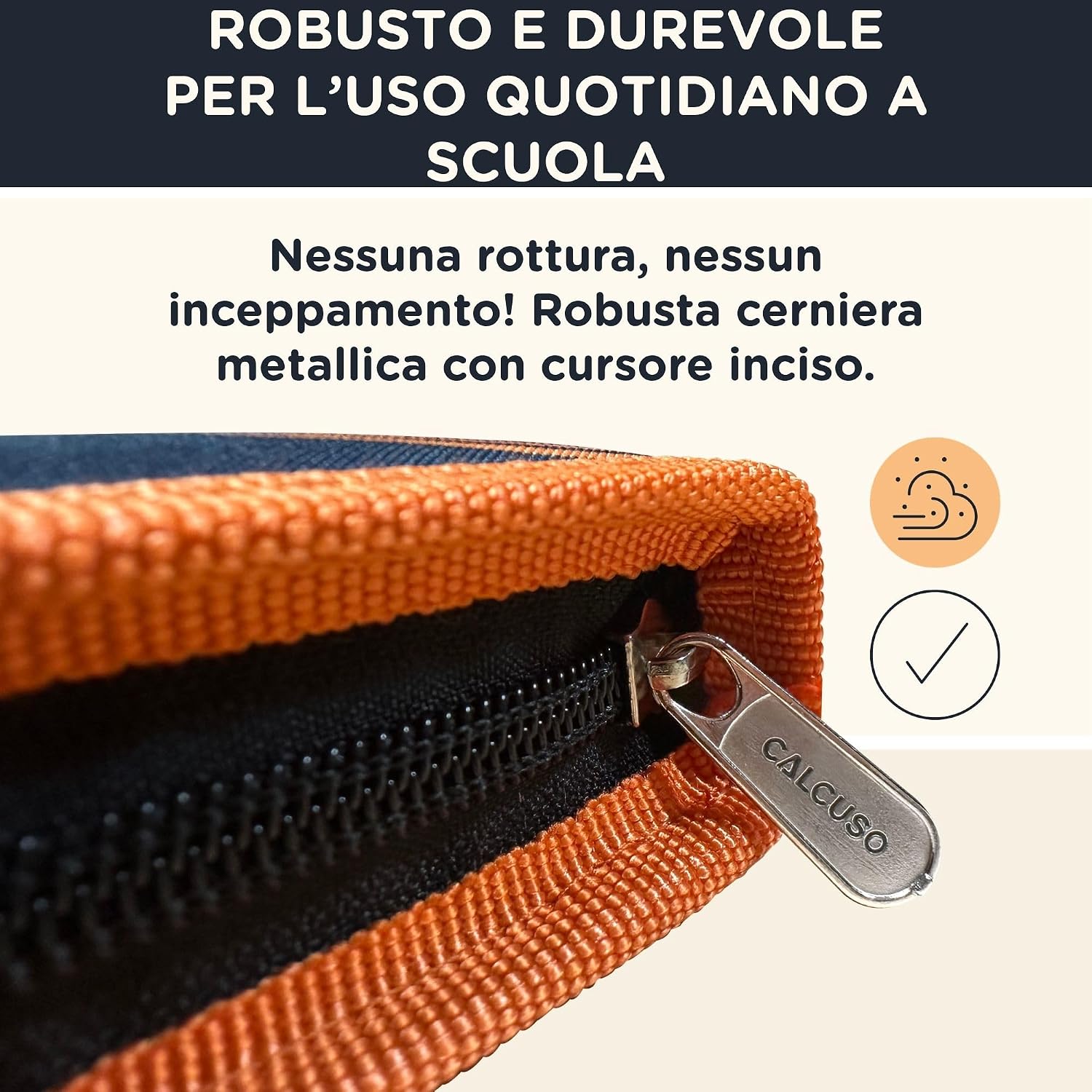 Detalle de CALCUSO Set di Geometria PRO in astuccio blu con compasso e goniometro