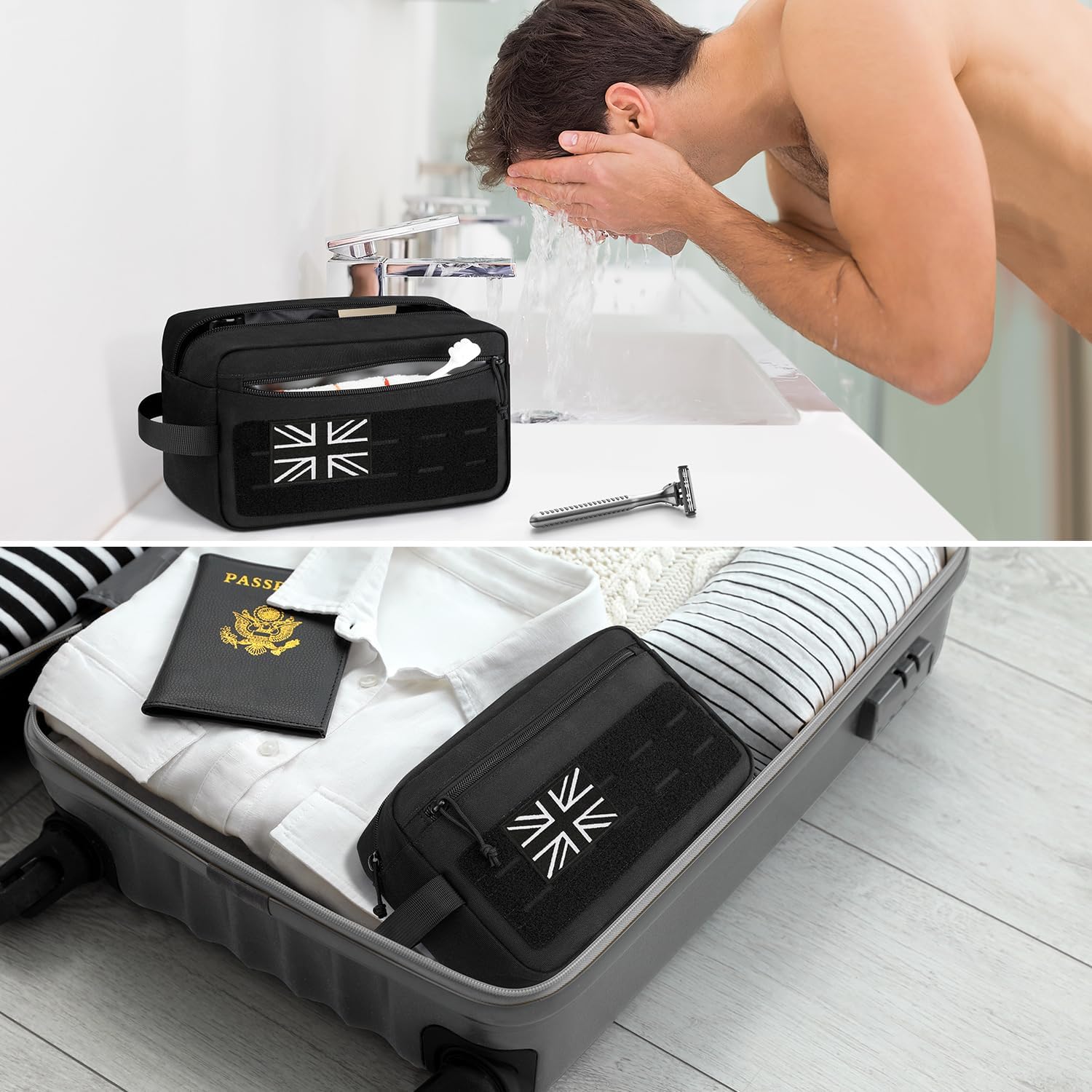 Thumbnail 5 de ETRONIK Tactical Travel Toiletry Bag for Men