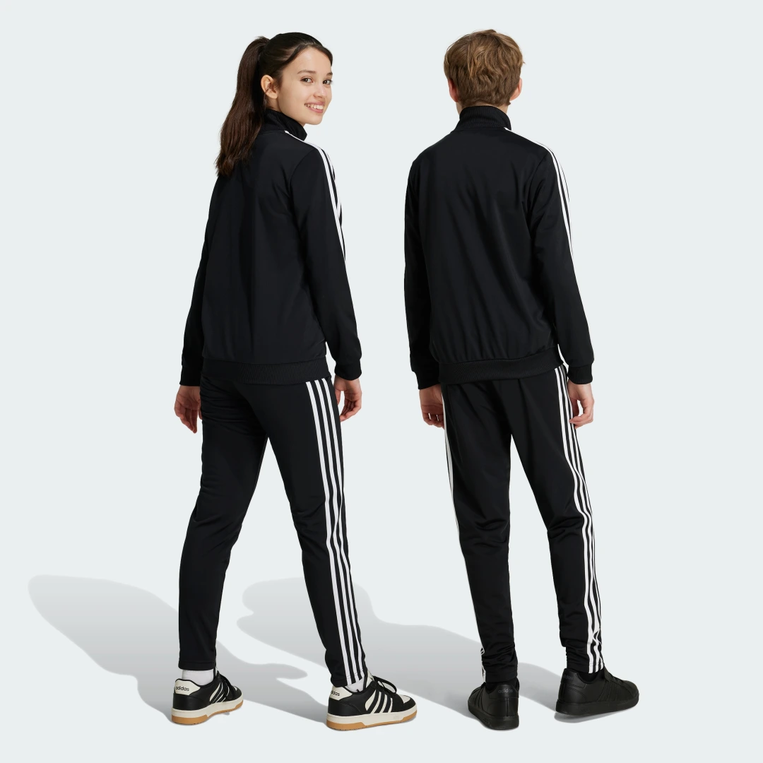 Detalle 2 de Chándal Essentials Tiberio 3 bandas de Adidas – negro