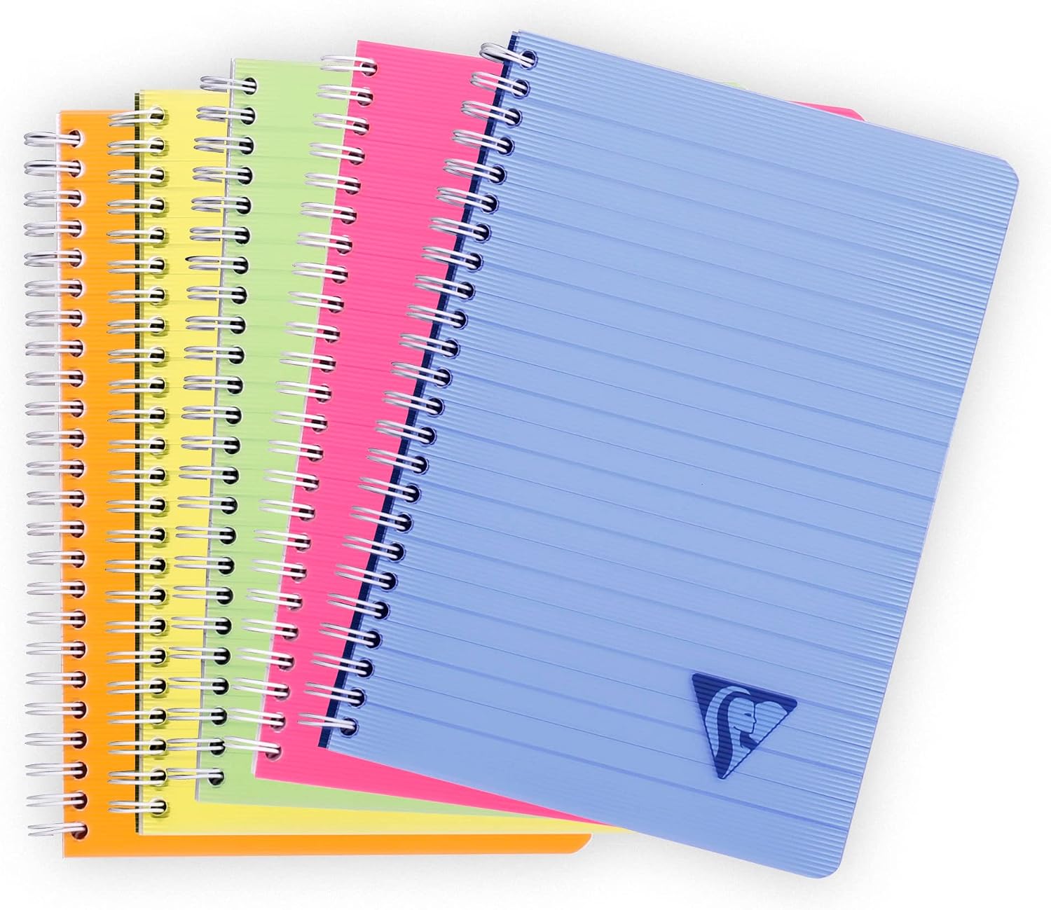 Detalle de Clairefontaine 328546C Linicolor FRESH pacco da 5 Quaderni A5 con Spirale – colori assortiti
