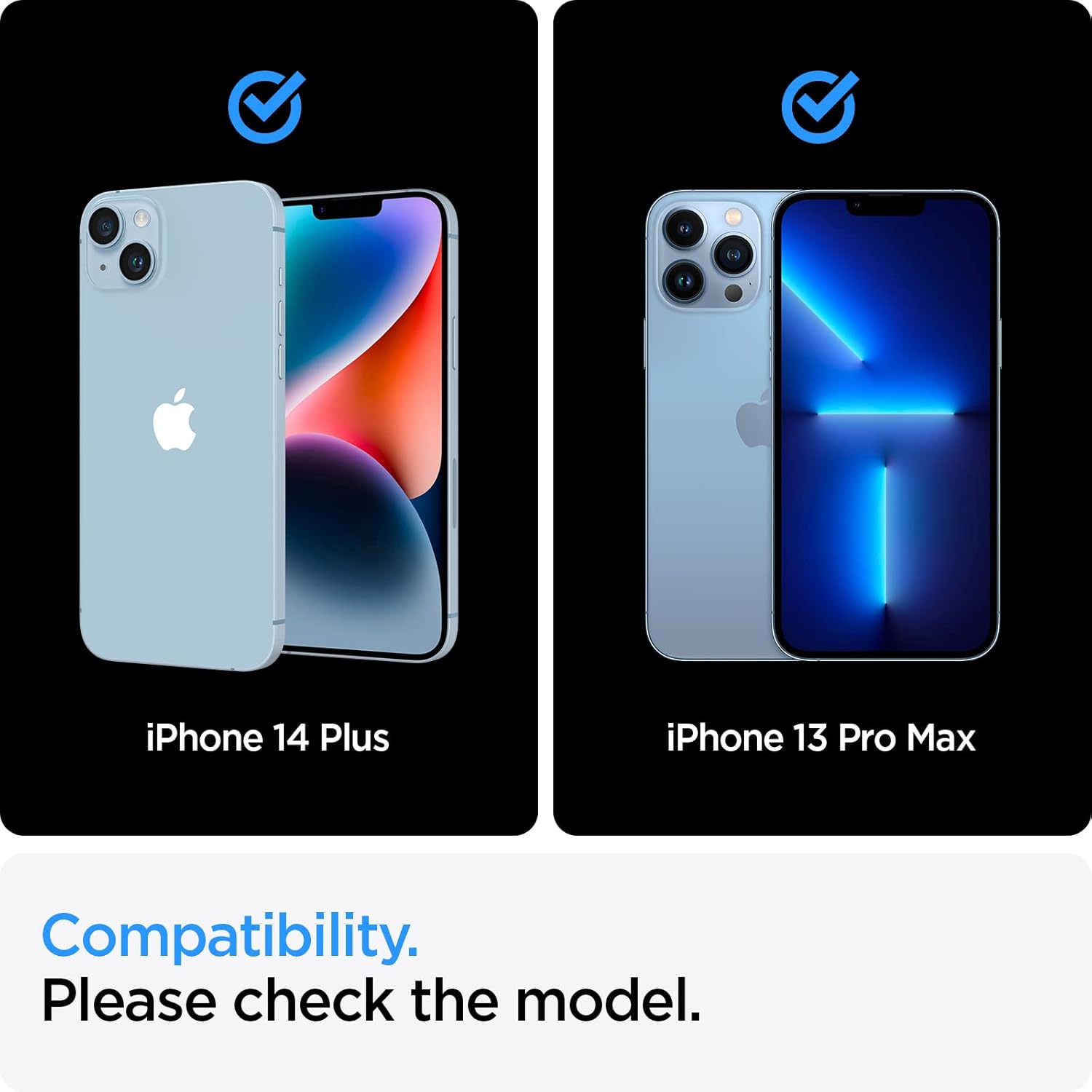 Thumbnail 1 de Spigen AlignMaster : kit de 2 vitres trempées pour iPhone 14 Plus / 13 Pro Max