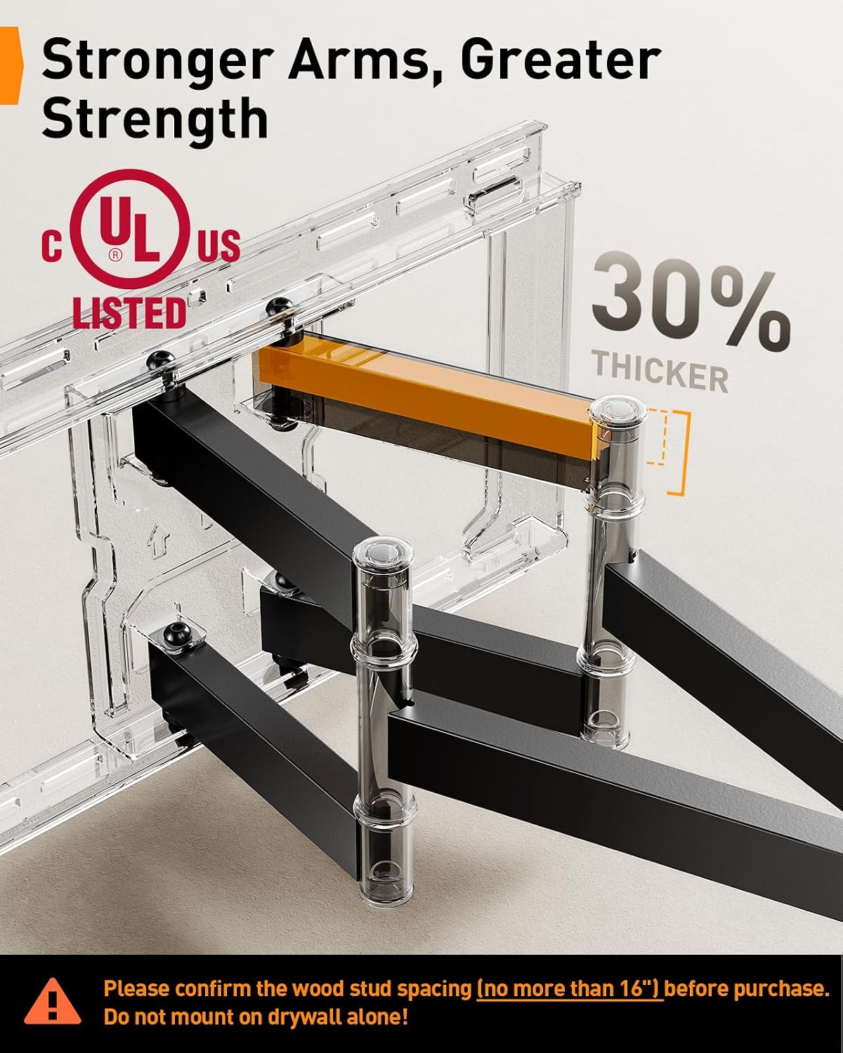 Thumbnail 4 de Perlegear PGLF8 Full Motion TV Mount 132 lb